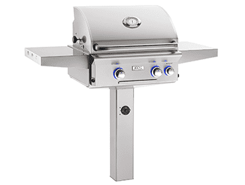 American Outdoor Grills ”L” Series In-ground Post Grill - 24NGL