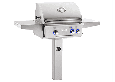 American Outdoor Grills ”L” Series In-ground Post Grill - 24NGL