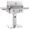 American Outdoor Grills ”T” Series Pedestal Post Grill - 24NPT