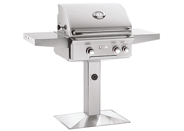 American Outdoor Grills ”T” Series Pedestal Post Grill - 24NPT