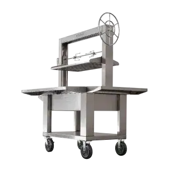 Brasa II - Videl BBQ - Santa Maria Style Grill - Stainless Steel Finish