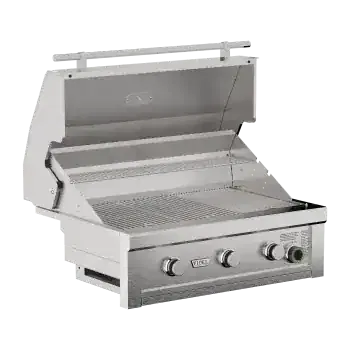Videl Grills 36 Commercial Grill - 3 Burner Grill - Built-In 1 Hour Timer