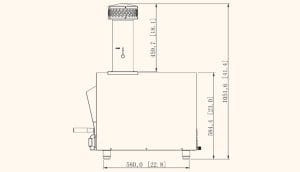 Summerset Grills Hybrid Pizza Oven Side
