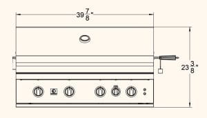 Summerset Grills TRL Pro 40″ Built-in Grill